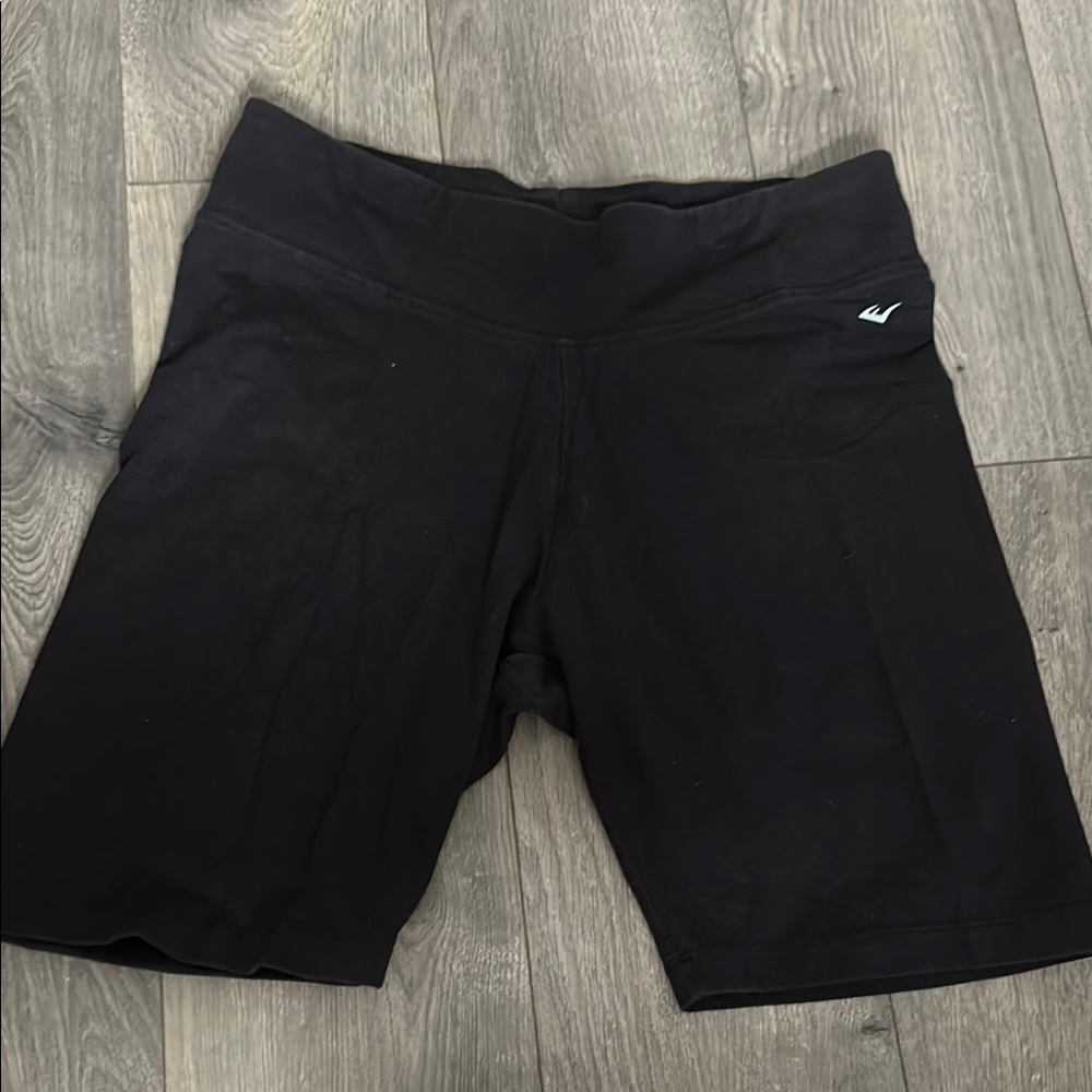 Everlast Black Bike Shorts Athletic Compression